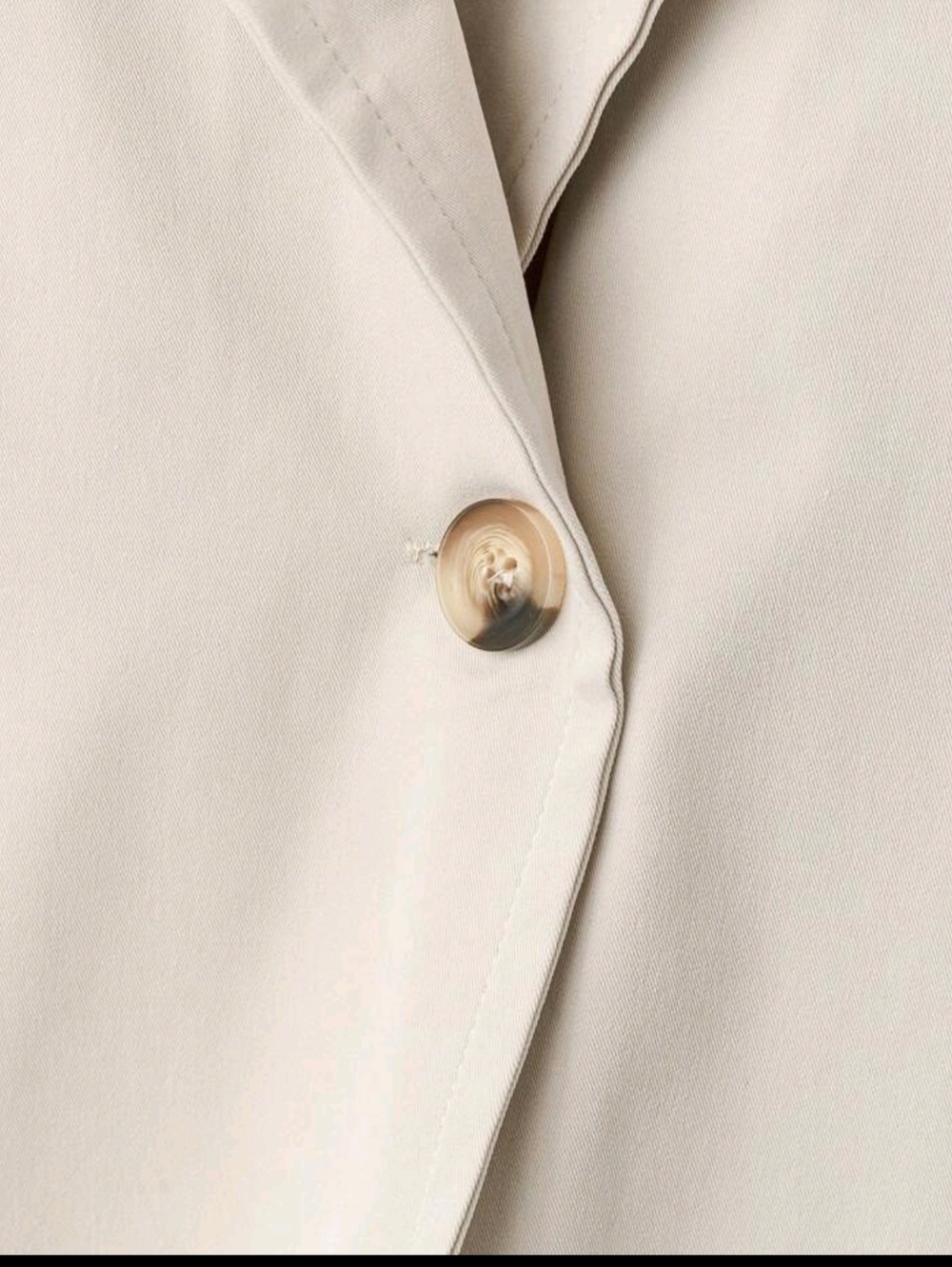 Elegant Colorblock Trench Coat - Beige, Olive & Brown - Picture 4 of 7